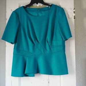 Elie Tahari Peplum Blouse